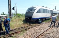 Un tren de călători a deraiat la Goleşti