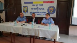 Consiliul Militar al Jandarmeriei Române, la 