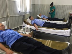 Jandarmii au donat sânge