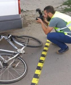Biciclist mort pe şosea