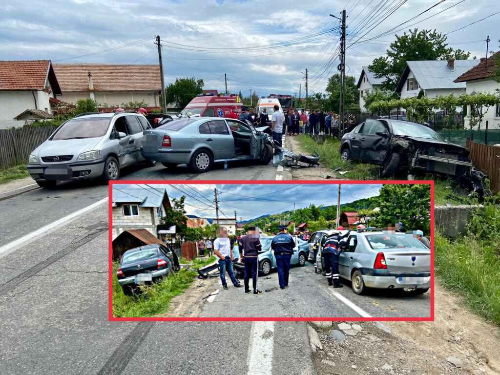 Două femei și o minoră rănite în accident la Albești, în Argeș