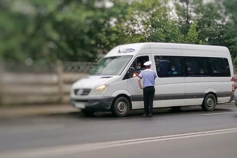 Amendă record pentru un șofer de maxi-taxi în Pitești