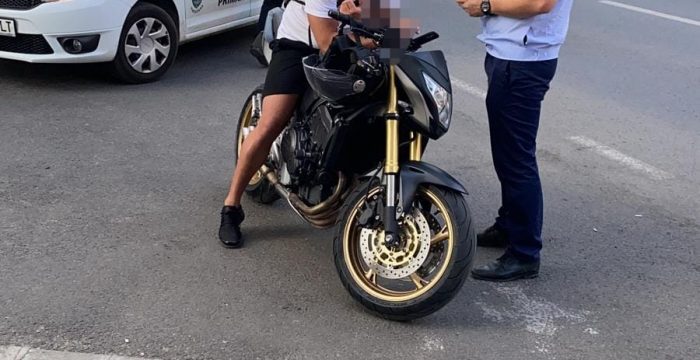 Argeș: Motociclist surprins de RADAR în localitate