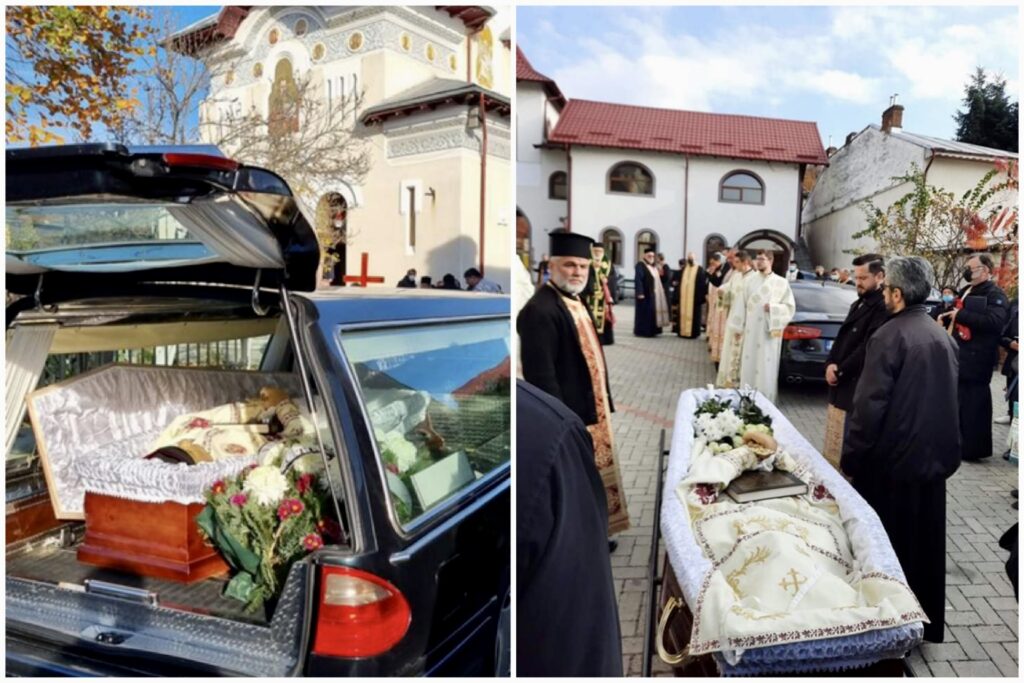Au plâns și pietrele la înmormântarea părintelui Vasile Marinescu