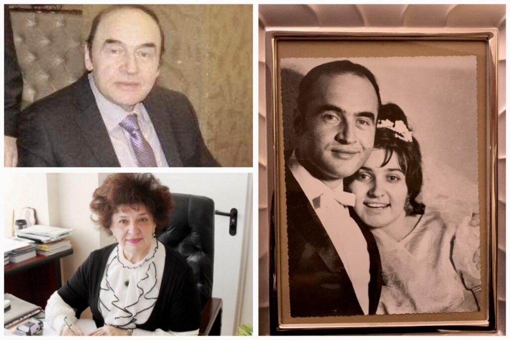 Soții Victoria și Gabriel Irimia din Pitești, la nunta de aur