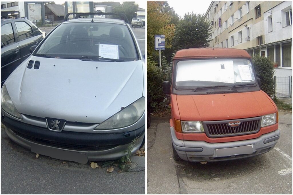 Se caută proprietarii acestor mașini abandonate în Pitești