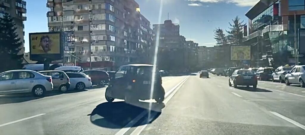 Video: Șofer - pericol public în centrul Piteștiului!