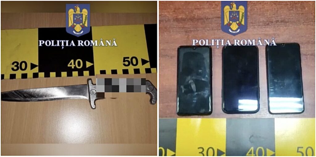 Mioveni: A amenințat cu cuțitul trei femei și le-a furat telefoanele
