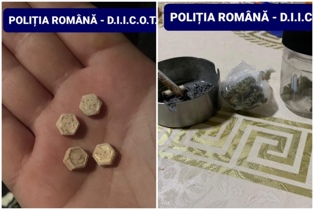 Percheziții la o familie din Pitești, vindeau droguri de mare risc