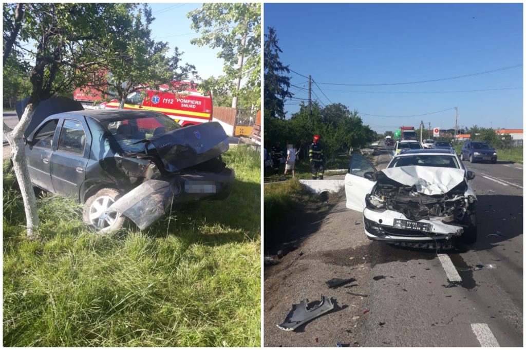 Două accidente au avut loc acum în Argeș