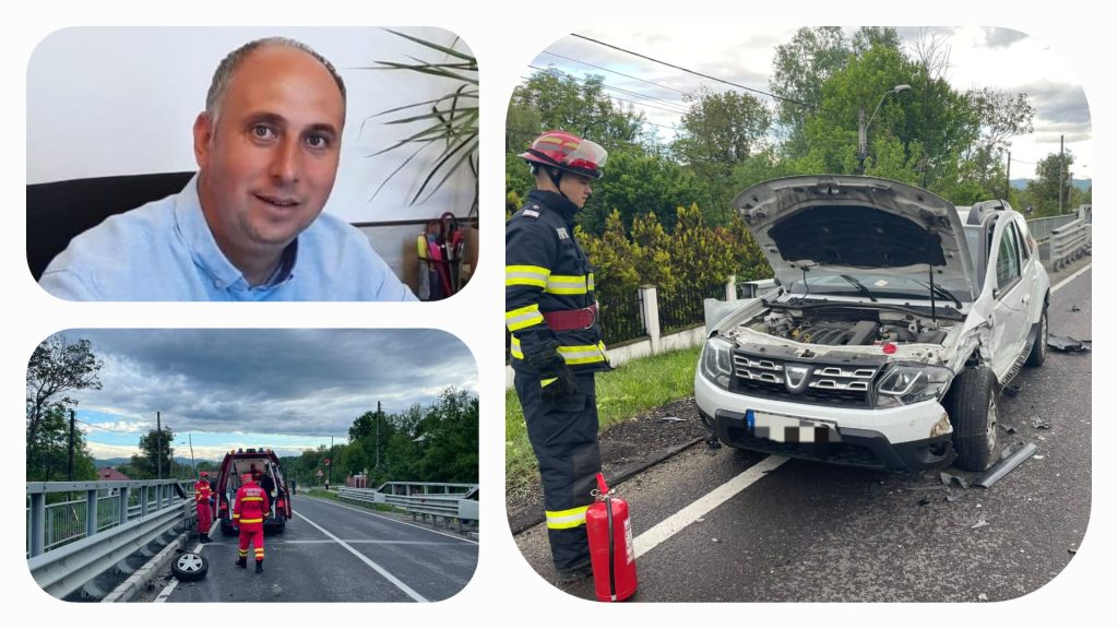 Video: Accident în Argeș, subprefect implicat. Se afla în Dacia Duster