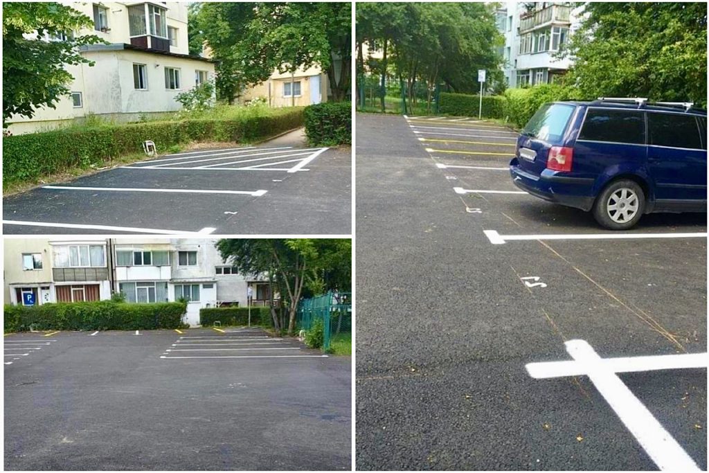 45 de locuri de parcare reabilitate în Pitești