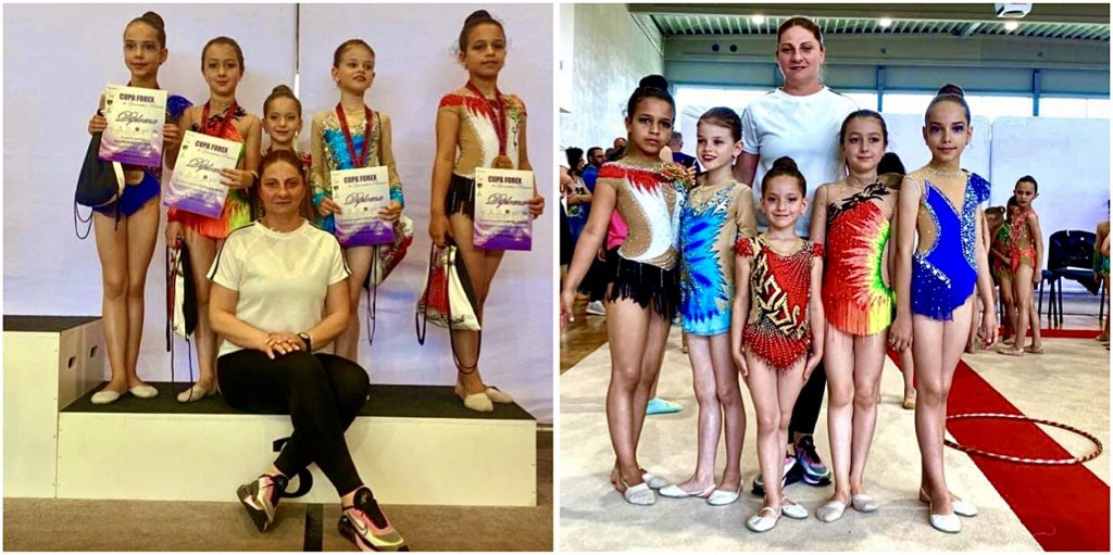 Micile gimnaste din Pitești, pe podium la Cupa Forex