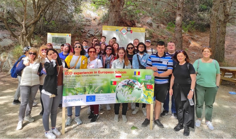 Activități în cadrul proiectului Erasmus+ „ECO experiences in European Schools!”, la Gymnasio Geniseas Xanthis din Grecia.