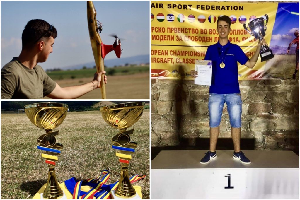 Tânăr din Pitești, dublu campion național la planoare radiocomandate
