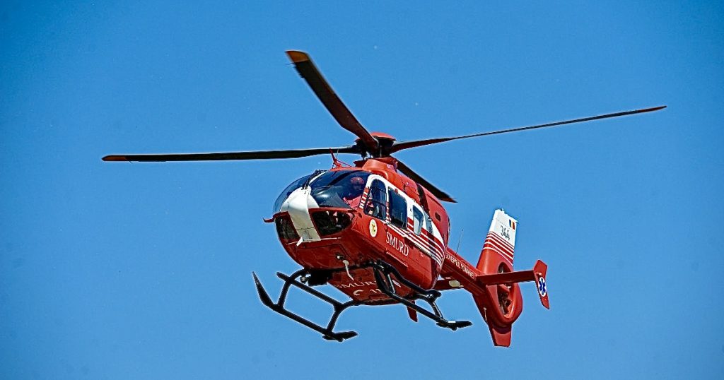 Gemeni nou-născuți în Pitești, transportați cu elicopterul SMURD