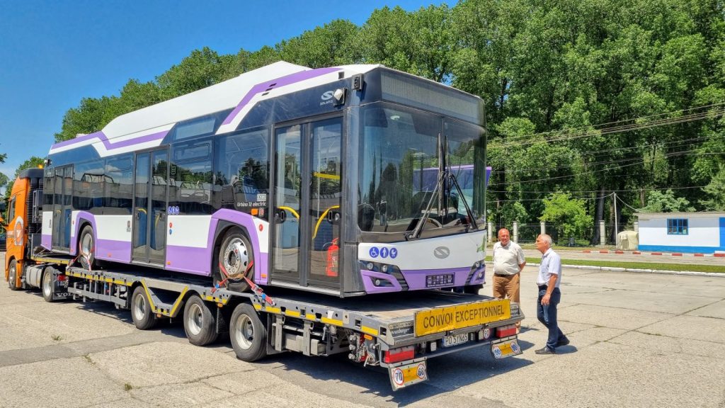 Încă 15 autobuze electrice noi la Pitești