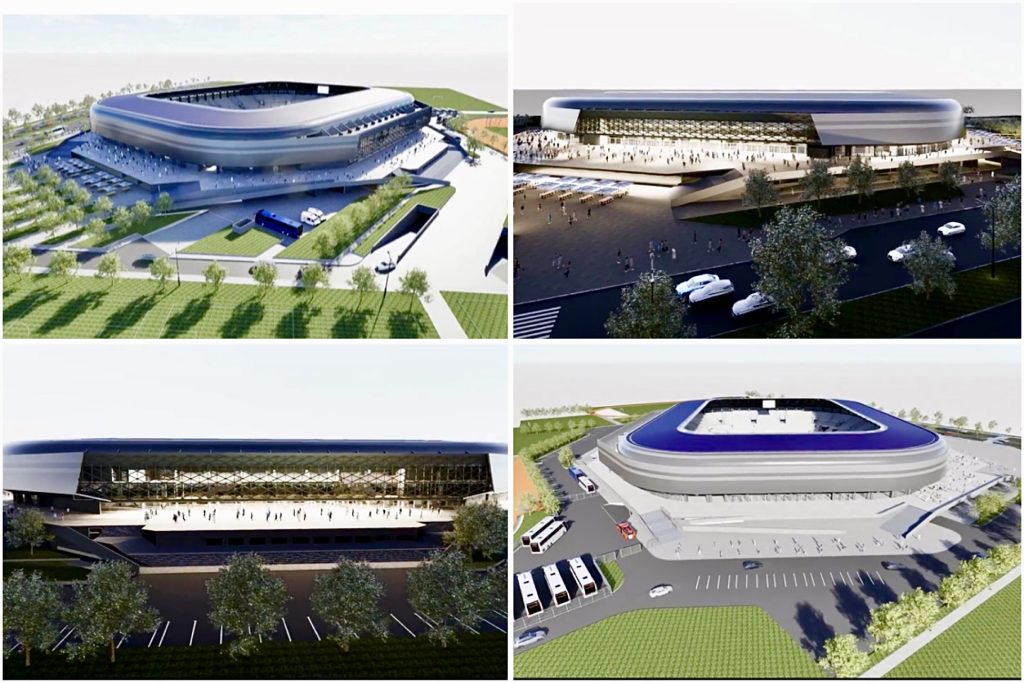 Turul 3D al noului stadion “Nicolae Dobrin”. Imagini de excepție