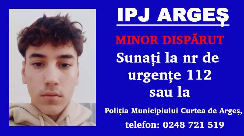 Ultima oră! Băiatul de 15 ani dat dispărut în Argeș a fost găsit