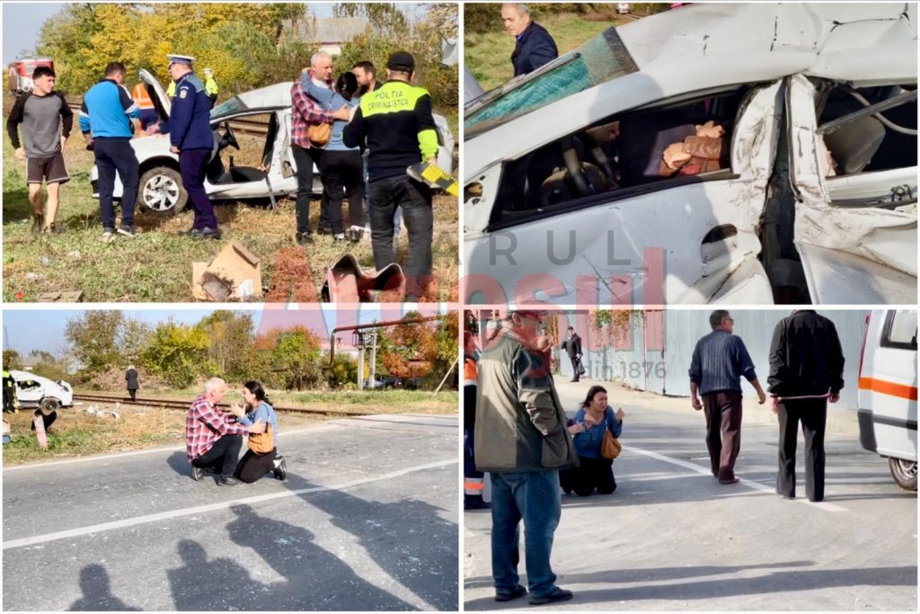 Fiul și soția șoferului mort în Pitești, îngenuncheați de durere