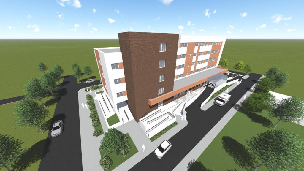 Spital nou în Pitești cu patru etaje și peste 200 de paturi