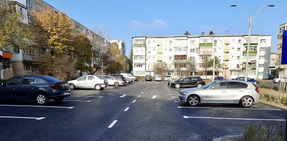 O nouă parcare cu 96 de locuri în Pitești
