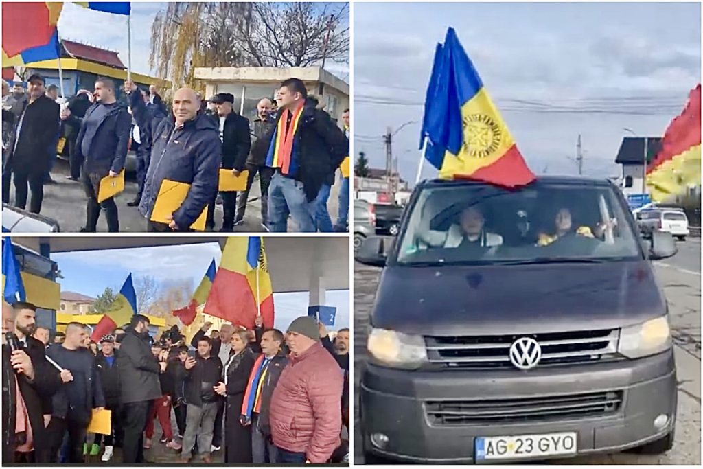 Video: Boicot Austria! Protest astăzi în benzinării din Pitești