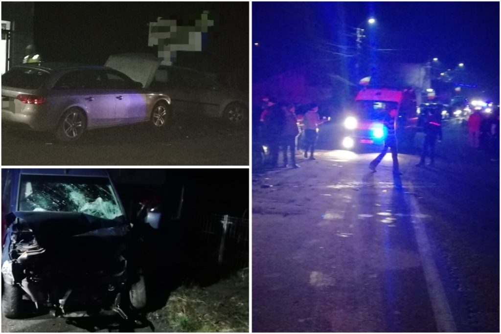 Accident cu trei autoturisme implicate în Argeș