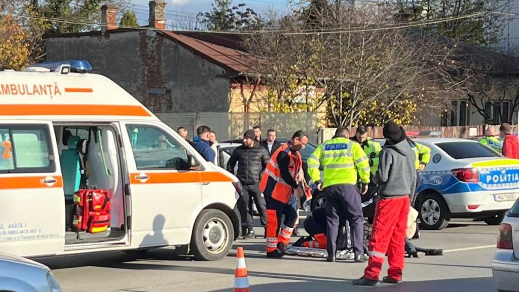 Femeie lovită de mașină în Pitești