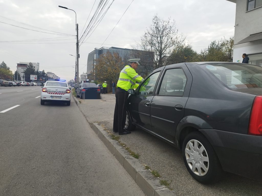 Sancțiuni pentru parcări neregulamentare, în Pitești