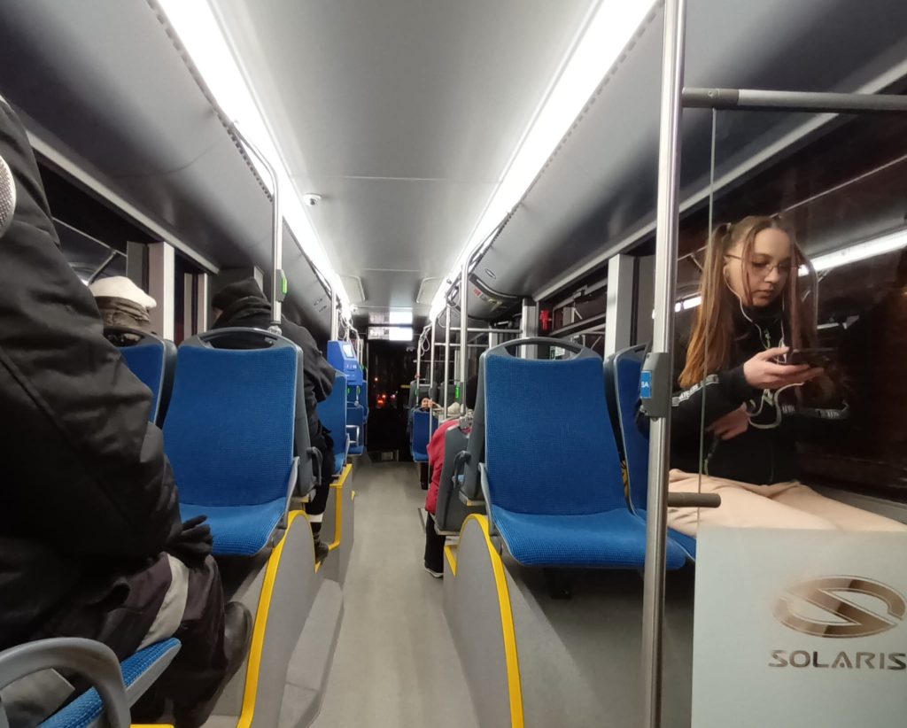 După modelul metroului,  o voce în noile autobuze SC Publitrans