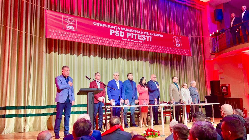 Primarul Cristian Gentea, reales preşedinte al PSD Piteşti
