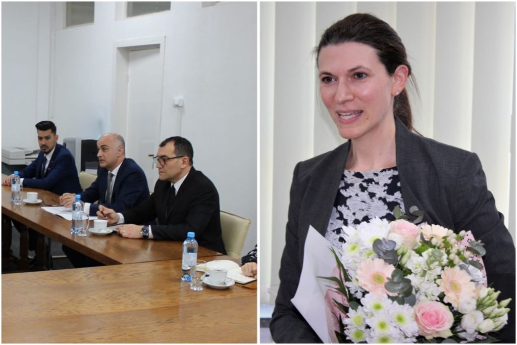 Reprezentanții Ambasadei SUA în România, întâlnire de lucru la Prefectura Argeș