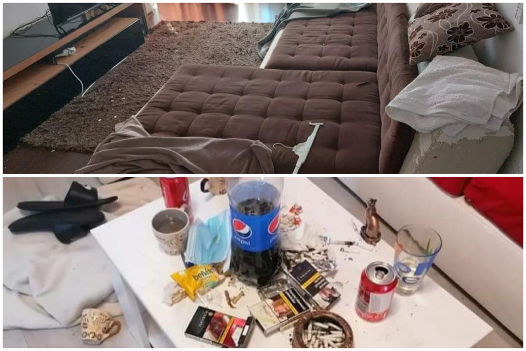 Un bărbat din Câmpulung a distrus apartamentul în care stătea cu chirie