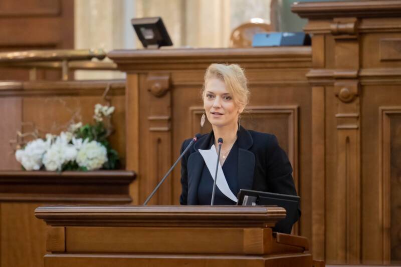Alina Gorghiu, discurs în Senat la aniversarea a 100 de ani de la adoptarea Constituției României întregite