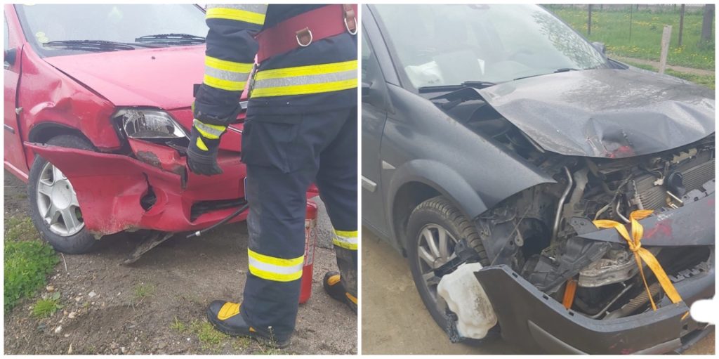 Accident produs între două autoturisme în Argeș
