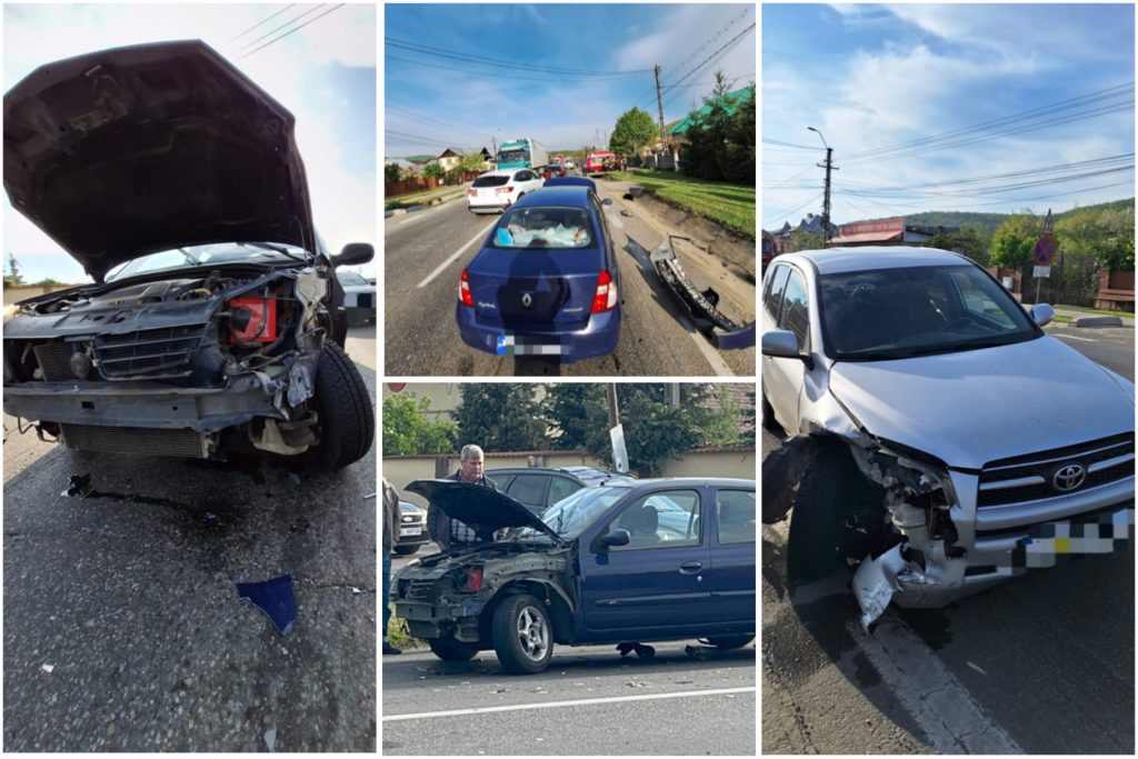Accident cu victime în Argeș, mașini făcute praf