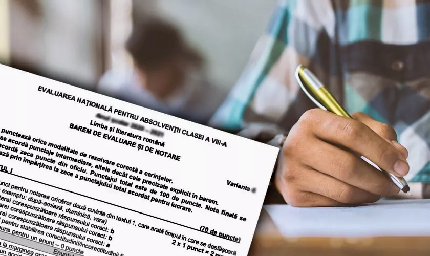 Evaluarea națională în Argeș. 139 de elevi au absentat