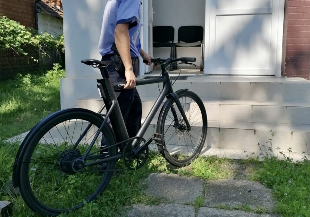 Bicicletă furată din afara țării, recuperată de polițiștii argeșeni