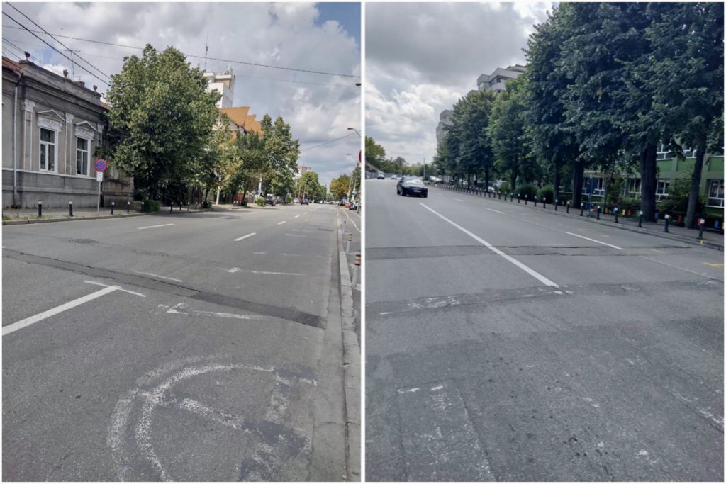 Lucrări de frezare și asfaltare pe Bulevardul Republicii