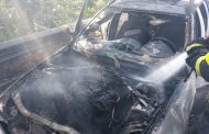 Incendiu la un autoturism care circula pe Autostrada A1, de la Pitești spre București