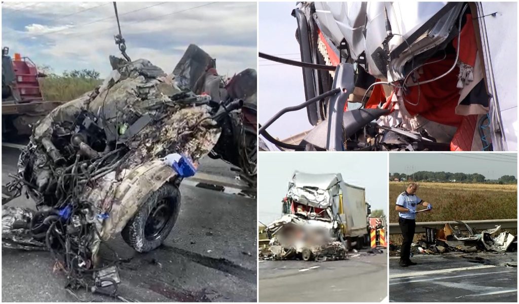 Carnagiu pe autostradă. Cinci argeşeni morţi în accident rutier lângă Bucureşti