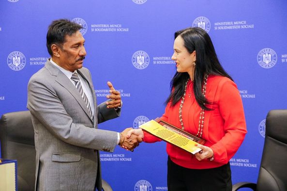 Simona Bucura-Oprescu s-a întâlnit cu ministrul Muncii din Nepal