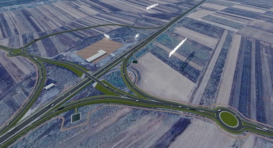 CNAIR anunţă: Se construiește un nod rutier spre Pitești
