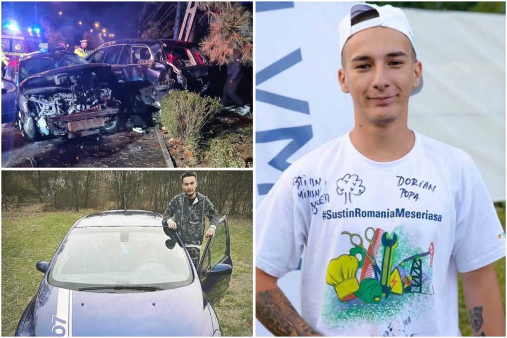 Dorian a murit în teribilul accident din Pitești: Viteza mă va omorî, să nu plângeți pentru că eu zâmbeam