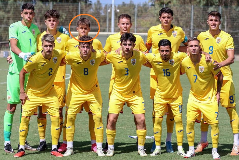 Jucător de la FC Argeș, titular la naționala României U19