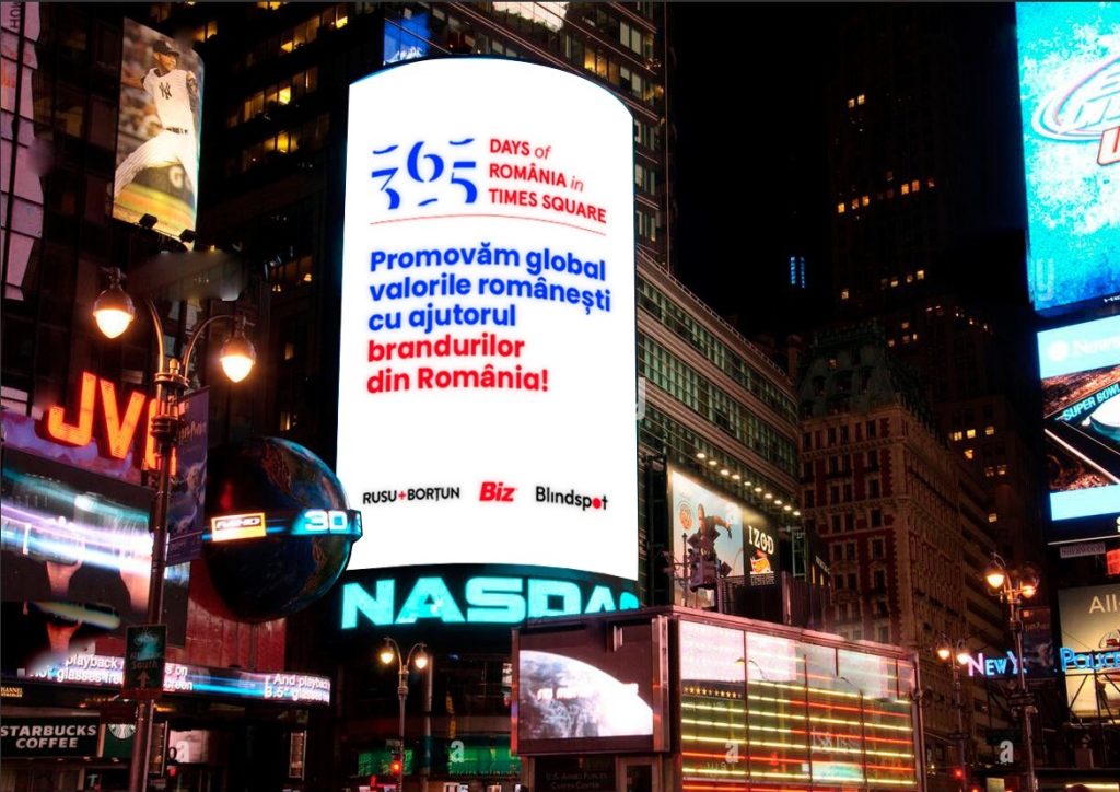 Campanie de senzație! Firme românești vor fi promovate pe clădirile din Times Square, New York