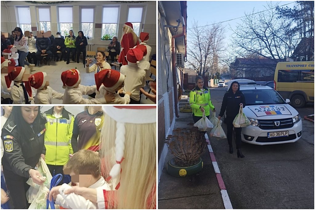 Poliția Locală Pitești, daruri pentru cei mai curajoși copii