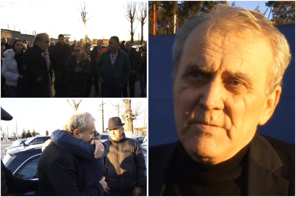 Ion Georgescu, revedere emoționantă la ieșirea din penitenciar. Ce a declarat primarul suspendat