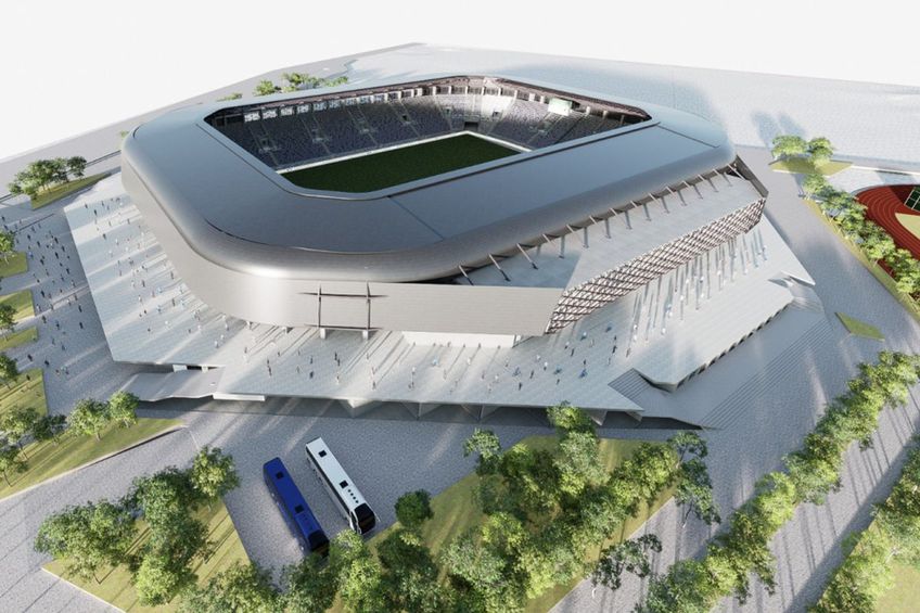 Construcția noului stadion din Pitești a intrat în impas